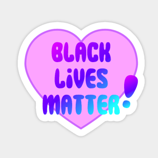 Black Lives Matter Heart Sticker